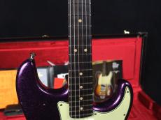 Fender Custom Shop Custom Deluxe HB S-1 Stratocaster Relic with Closet Classic Hardware Magenta Sparkle_6