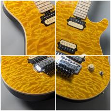 MUSIC MAN Axis 30th Anniversary -Trans Gold Quilt Matching Headstock- 【3.46kg】_3