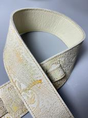 Grande uomo 【日本最高峰ストラップ】G-Premium Paisley Hologram White【ペイズリー柄】【ホログラム加工】_5