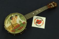 Gibson 1920's UB-1 "Baby Gibson" Sopranino Banjo Ukulele With Hand-Painted Design #3000_5