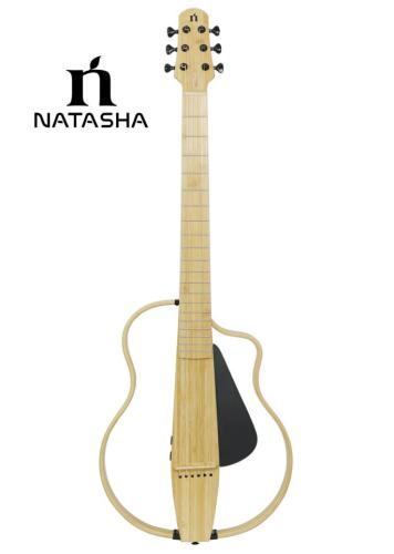 NATASHA NBSG Steel Smart Guitar Natural《エレアコ/サイレントギター》【オンラインストア限定】