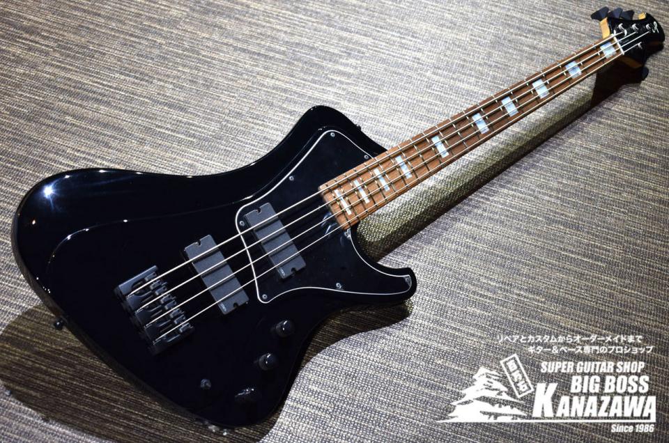ESP 特徴付ける ボトムライン エレキベース ブラック 黑 24f仕様