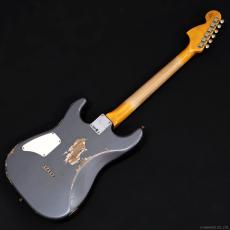 Fender Custom Shop Limited Edition Strat SH Heavy Relic [Aged Charcoal Frost Metallic]_3