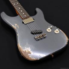 Fender Custom Shop Limited Edition Strat SH Heavy Relic [Aged Charcoal Frost Metallic]_4