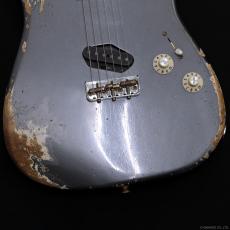 Fender Custom Shop Limited Edition Strat SH Heavy Relic [Aged Charcoal Frost Metallic]_5