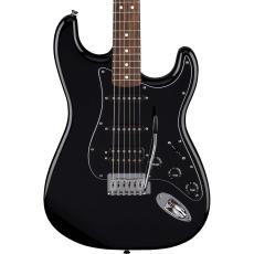 Fender Standard Stratocaster HSS LRL Black Pickguard Black_3