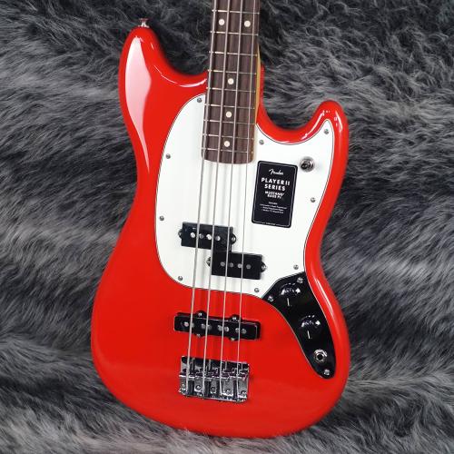 Fender Player II Mustang Bass PJ Coral Red