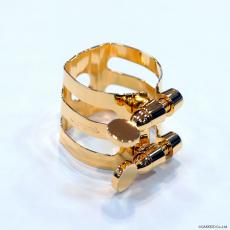 WOODSTONE アルトサックス用リガチャー セルマーサイズ GP_2