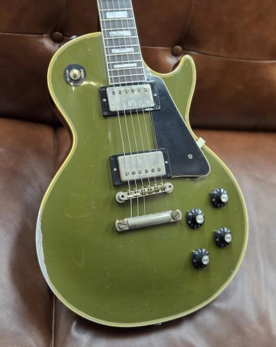 Gibson Murphy Lab 1968 Les Paul Custom Reissue Heavy Aged Olive Drab Top #606128 [4.29kg]