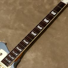 Baum Guitars Wingman with Tremolo, Skyline Blue_5