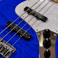 Fender FSR Made in Japan Hybrid II Jazz Bass, Maple Fingerboard, Sapphire Blue Transparent_3