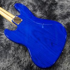 Fender FSR Made in Japan Hybrid II Jazz Bass, Maple Fingerboard, Sapphire Blue Transparent_7