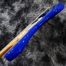 Fender FSR Made in Japan Hybrid II Jazz Bass, Maple Fingerboard, Sapphire Blue Transparent_9