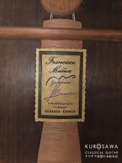 Francisco Munoz フランシスコ・ムニョス Especial "Homenaje" 松・グリーンエボニー 20フレット 最新作! 【日本総本店2F 在庫品】_4