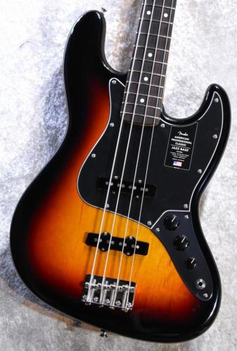 Fender American Professional Classic Jazz Bass RW 3-Color Sunburst #US25037764【4.57kg】