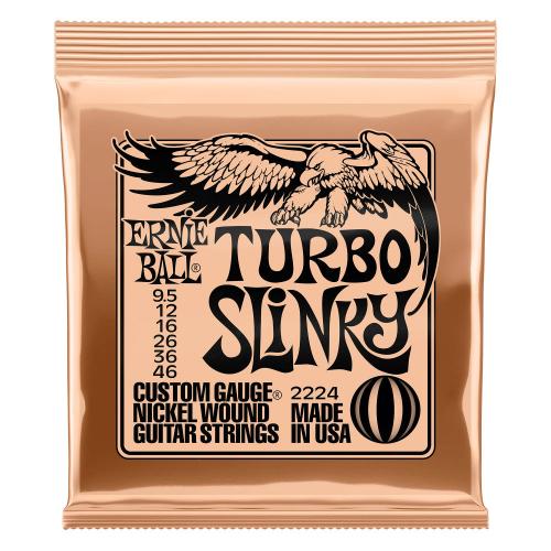 ERNIE BALL Turbo Slinky Nickel Wound Electric Guitar Strings 9.5 - 46 Gauge エレキギター弦P02224