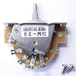 SCUD DM-30S レバースイッチ オープンタイプ 3way ノブ無し 取付ビス付属