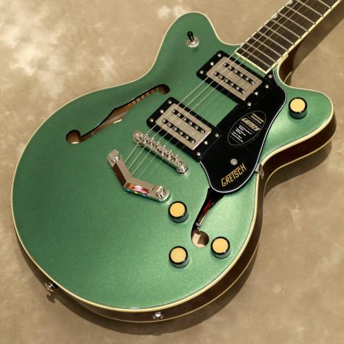 Gretsch G2655 Streamliner Center Block Jr. Double-Cut with V-Stoptail, Steel Olive