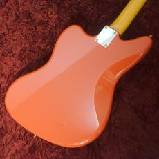Fender FSR Made in Japan Traditional II 60s Jaguar Fiesta Red Matching Head_5