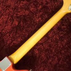 Fender FSR Made in Japan Traditional II 60s Jaguar Fiesta Red Matching Head_7