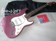 Fender Char Stratocaster Burgundy Instelled Steal Block (Made in Japan)  _2