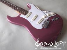 Fender Char Stratocaster Burgundy Instelled Steal Block (Made in Japan)  _3