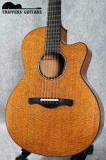 Nishihara Guitars RN00 (2017)　強烈なフィドルバックホンジュラスマホガニーが使われたスモールサイズのギターで、使用感のほとんどないミントコンディションです!_4