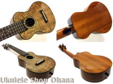 Matsui Ukulele [Laughing]ソプラノロングネック ハワイアンカーリーマンゴー/ホンジュラスマホガニー 2024年/中古委託_3