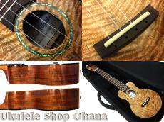 Matsui Ukulele [Laughing]ソプラノロングネック ハワイアンカーリーマンゴー/ホンジュラスマホガニー 2024年/中古委託_4