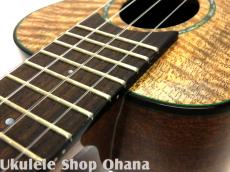 Matsui Ukulele [Laughing]ソプラノロングネック ハワイアンカーリーマンゴー/ホンジュラスマホガニー 2024年/中古委託_14