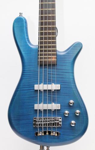 Warwick Master Built Streamer LX5 Ocean Blue Transparent Satin