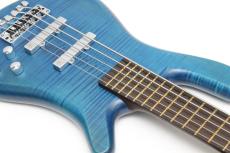 Warwick Master Built Streamer LX5 Ocean Blue Transparent Satin_9