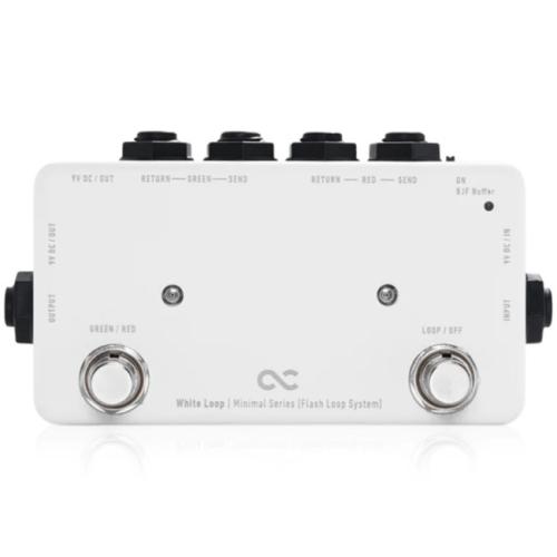 One Control Minimal Series White Loop with BJF Buffer 【AB反転2ループスイッチャー】【BJFバッファー】