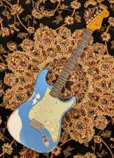 Fender Custom Shop 1960 Stratocaster Heavy Relic - Lake Placid Blue Over Olympic White [3.64kg] #CZ588181_2