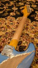 Fender Custom Shop 1960 Stratocaster Heavy Relic - Lake Placid Blue Over Olympic White [3.64kg] #CZ588181_10