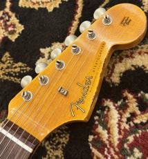 Fender Custom Shop  1960 Stratocaster  Heavy Relic Aged Black/Olympic White [ 3.56kg] #CZ588262_5