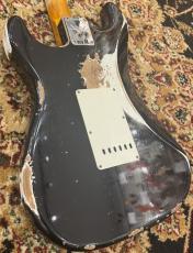 Fender Custom Shop  1960 Stratocaster  Heavy Relic Aged Black/Olympic White [ 3.56kg] #CZ588262_7