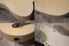 M.B.Guitars 59-T Aged White Blonde【3.3kgの軽量個体】【1ピースアッシュボディ】【135年前のビンテージローズ指板】_10