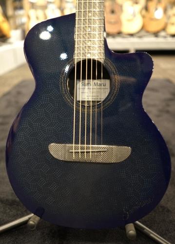 炭丸 Carbon Fiber Mini Guitar Cutaway-SGM595-【グロス仕上げ】