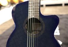 炭丸 Carbon Fiber Mini Guitar Cutaway-SGM595-【グロス仕上げ】_4