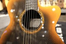 炭丸 Carbon Fiber Mini Guitar Cutaway-SGM595-【グロス仕上げ】_4