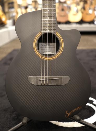 炭丸 【個体演奏動画あり】Carbon Fiber Mini Guitar Cutaway【マッド仕上げ】