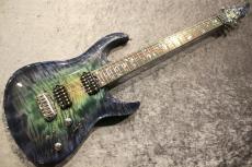 Giulio Negrini Guitars (GNG) Custom Order Brea Carved 6 Figured Italian Poplar Top/Flame Ash Back "Tomer" 【Made in Switzerland】_2