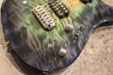 Giulio Negrini Guitars (GNG) Custom Order Brea Carved 6 Figured Italian Poplar Top/Flame Ash Back "Tomer" 【Made in Switzerland】_3