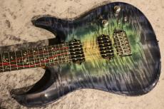 Giulio Negrini Guitars (GNG) Custom Order Brea Carved 6 Figured Italian Poplar Top/Flame Ash Back "Tomer" 【Made in Switzerland】_5