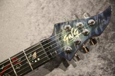 Giulio Negrini Guitars (GNG) Custom Order Brea Carved 6 Figured Italian Poplar Top/Flame Ash Back "Tomer" 【Made in Switzerland】_8