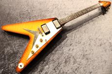 Bizen Works Burned FV Curly Maple Top/H.Maho Back &Neck/Sunburst #240770【ショーモデル!】【3.34kg】_2