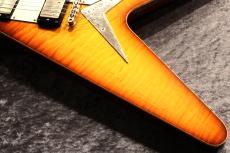 Bizen Works Burned FV Curly Maple Top/H.Maho Back &Neck/Sunburst #240770【ショーモデル!】【3.34kg】_4
