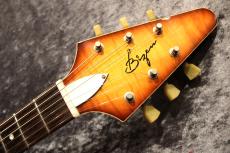 Bizen Works Burned FV Curly Maple Top/H.Maho Back &Neck/Sunburst #240770【ショーモデル!】【3.34kg】_8