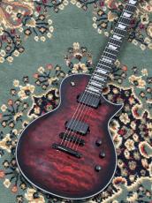 E-II EC QM FL See Thru Black Cherry Sunburst ECLIPSE 6弦 Quilted Maple TOP 